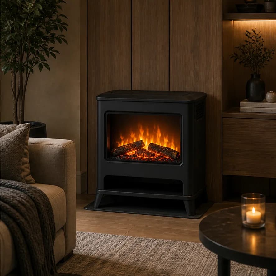 Freestanding Electric Fireplace Stove application scene