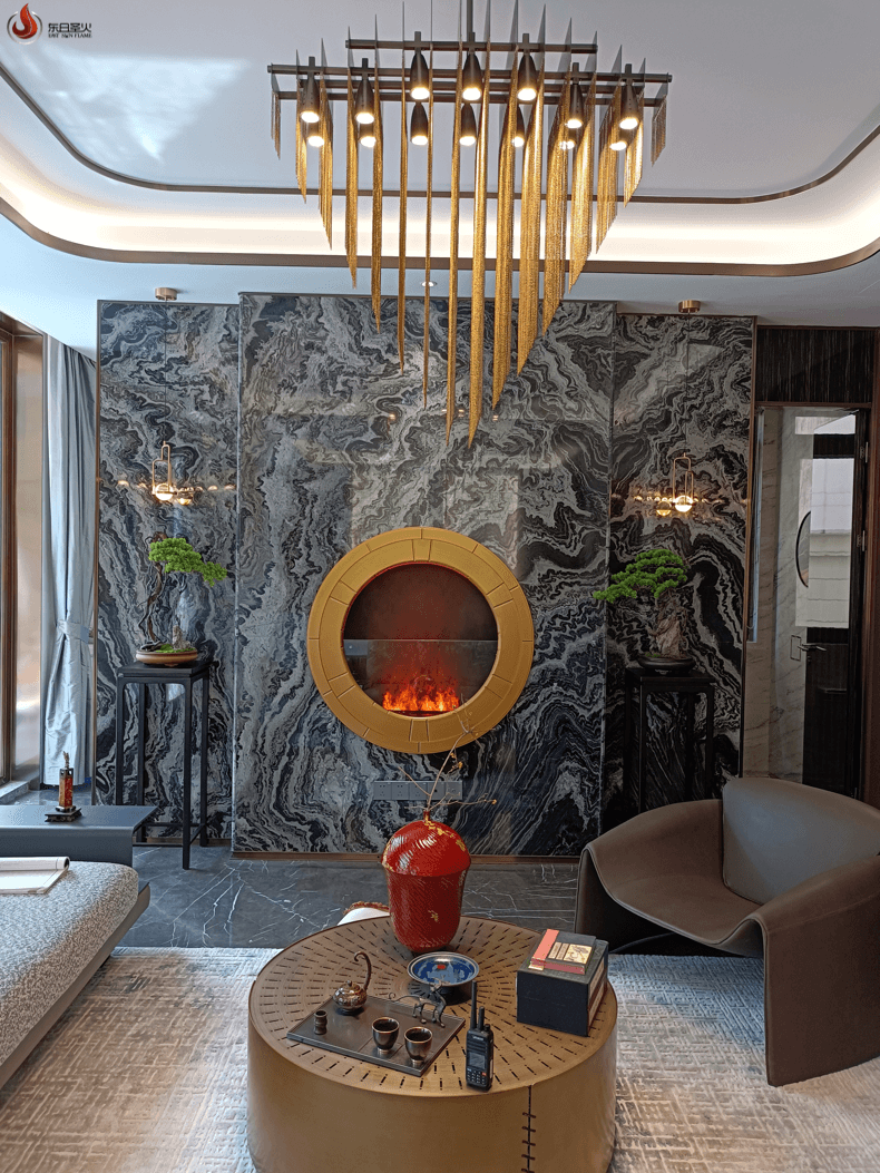 "Eye of the Sun" Mist Fireplace (Customizable) product image