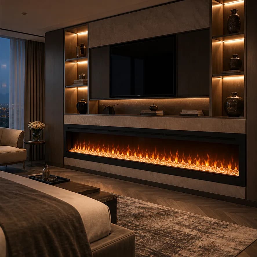 Panoramic Electric Fireplace application scene