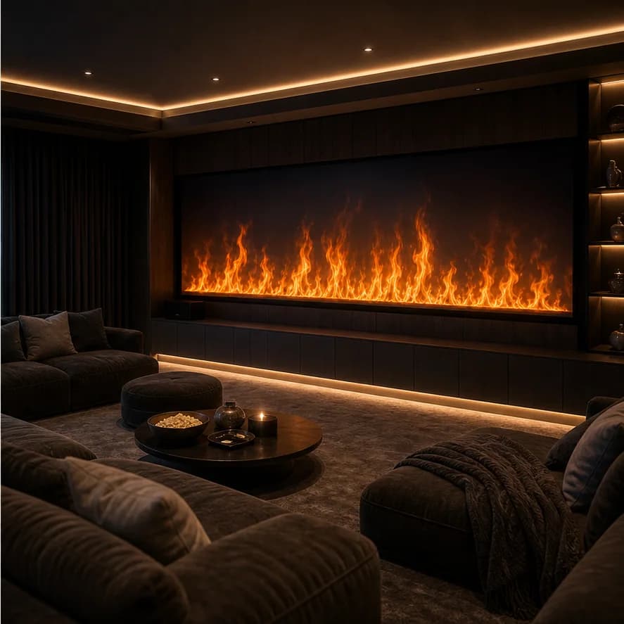 Projection Fireplace System application scene