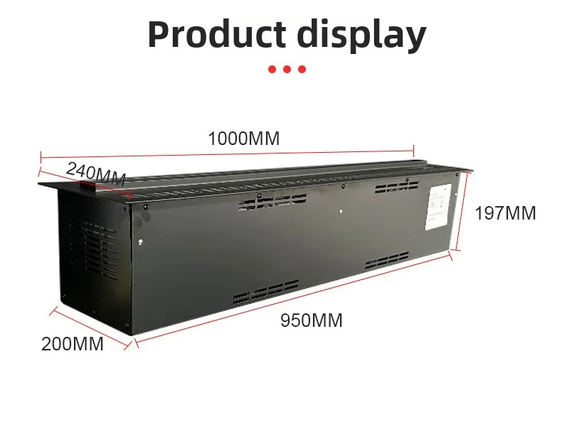 Insert 3D Mist Fireplace - M1D - Product front