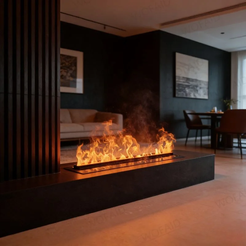 Insert 3D Mist Fireplace - M1D - Detail view