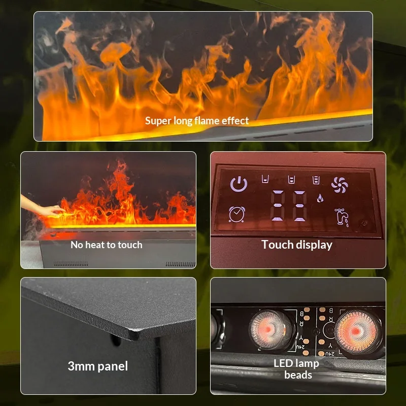 Insert 3D Mist Fireplace - MT - Installation scene