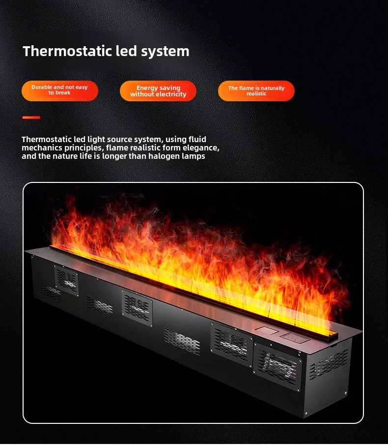 Insert 3D Mist Fireplace - MX - Product angle