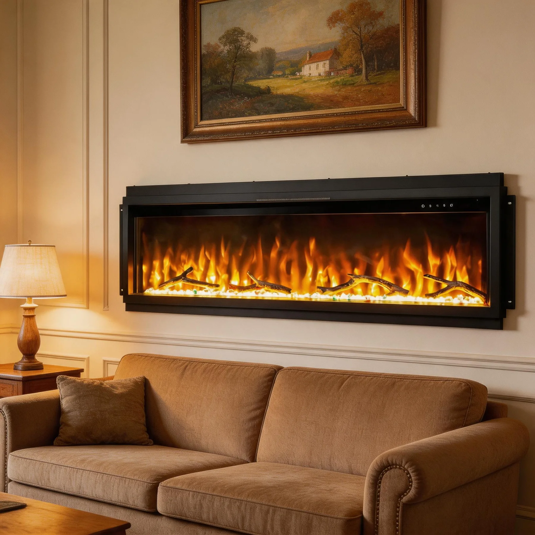 Insert Electric Fireplace - E2O - Product angle