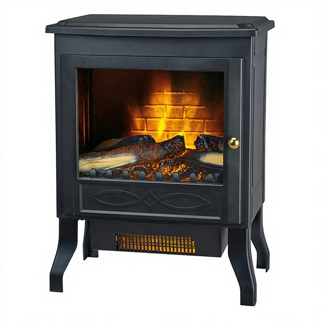 Freestanding Electric Fireplace - E2Q - Product angle