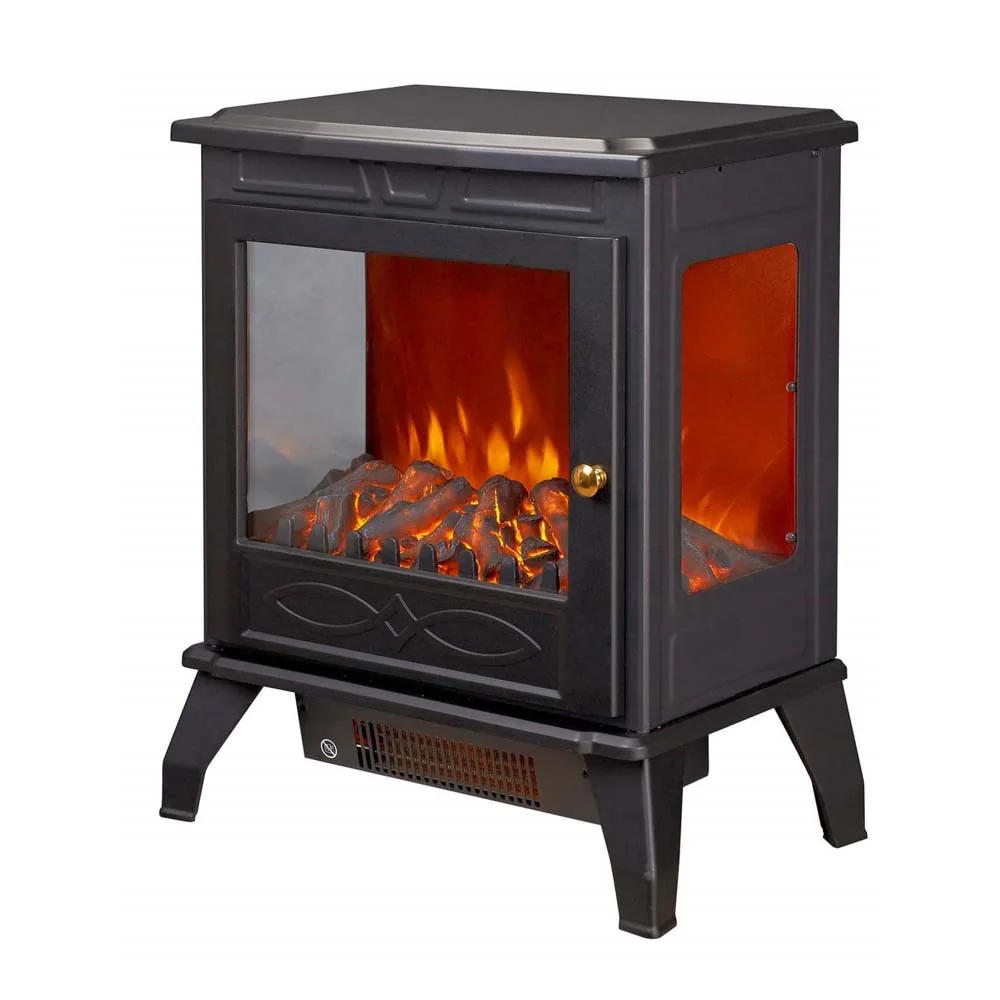 Freestanding Electric Fireplace - E2Q - Detail view