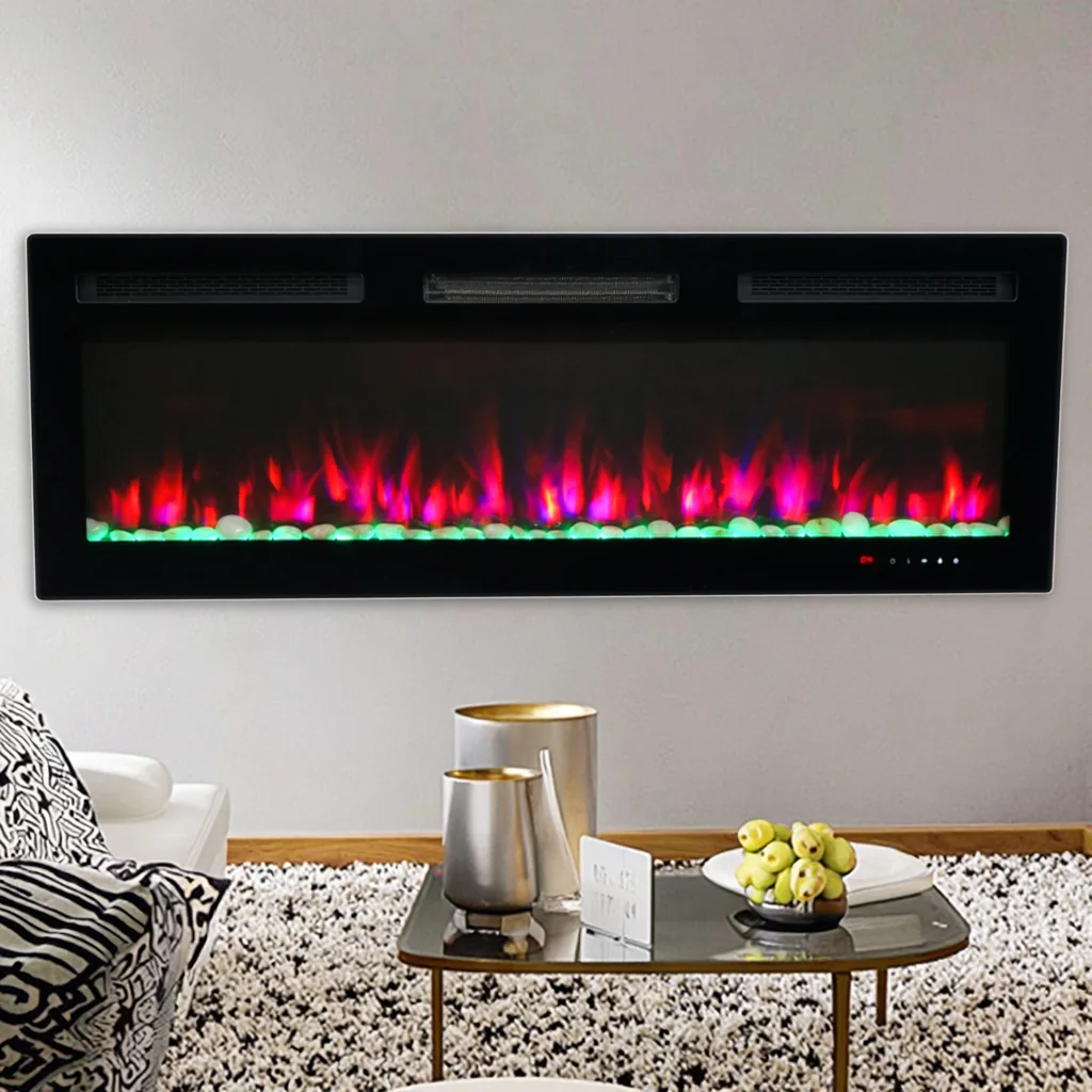Wall-Mounted Electric Fireplace - E2R - Commercial scene