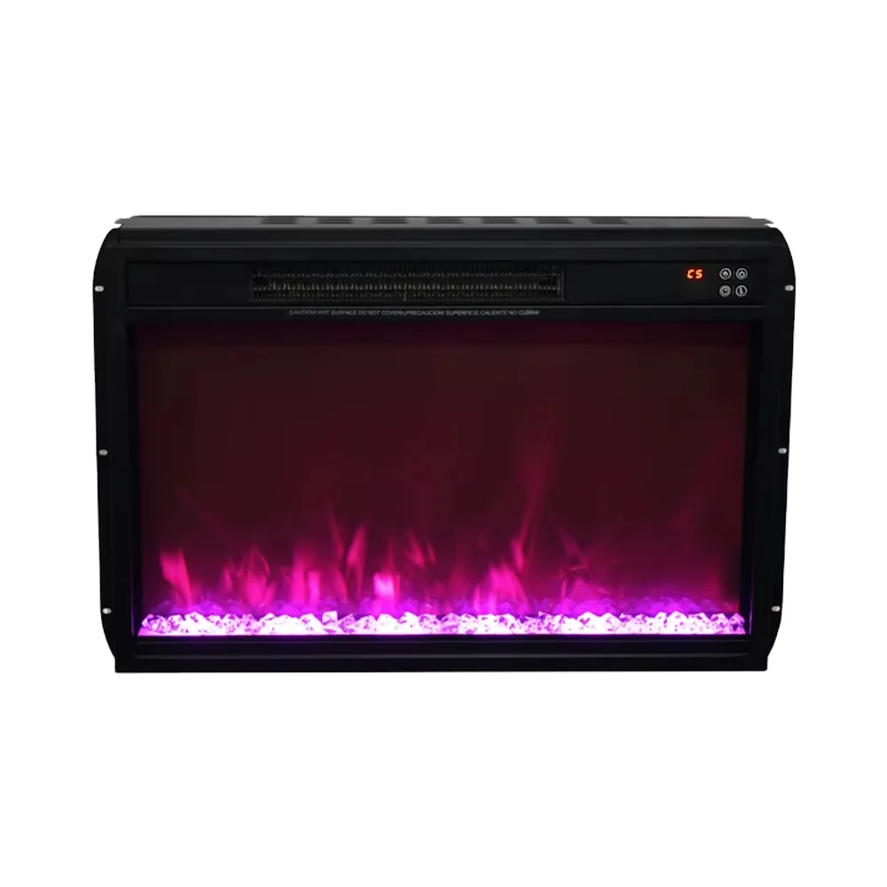 Wall-Mounted Insert Electric Fireplace - E2T - Product angle