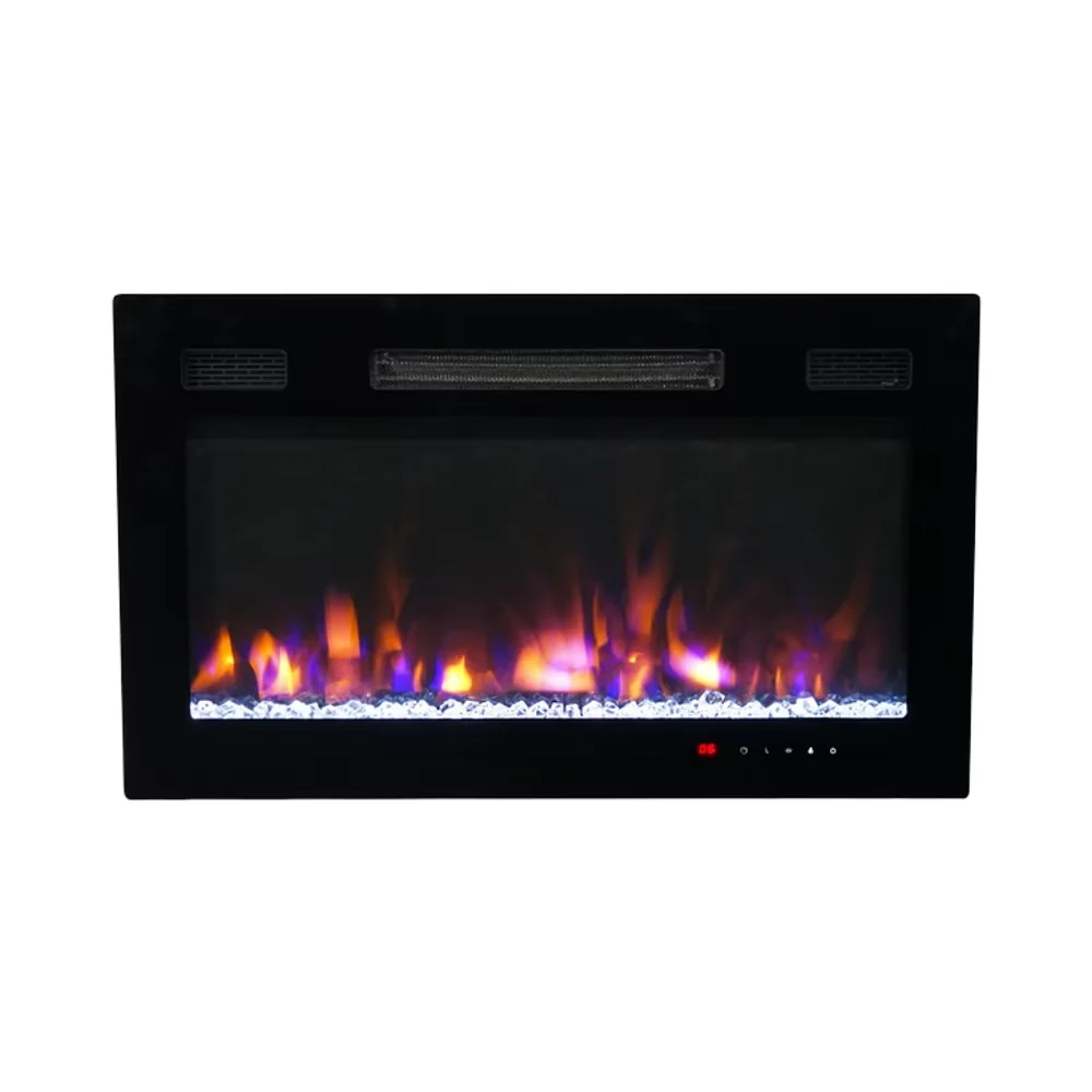 Wall-Mounted Insert Electric Fireplace - E2V - Product front