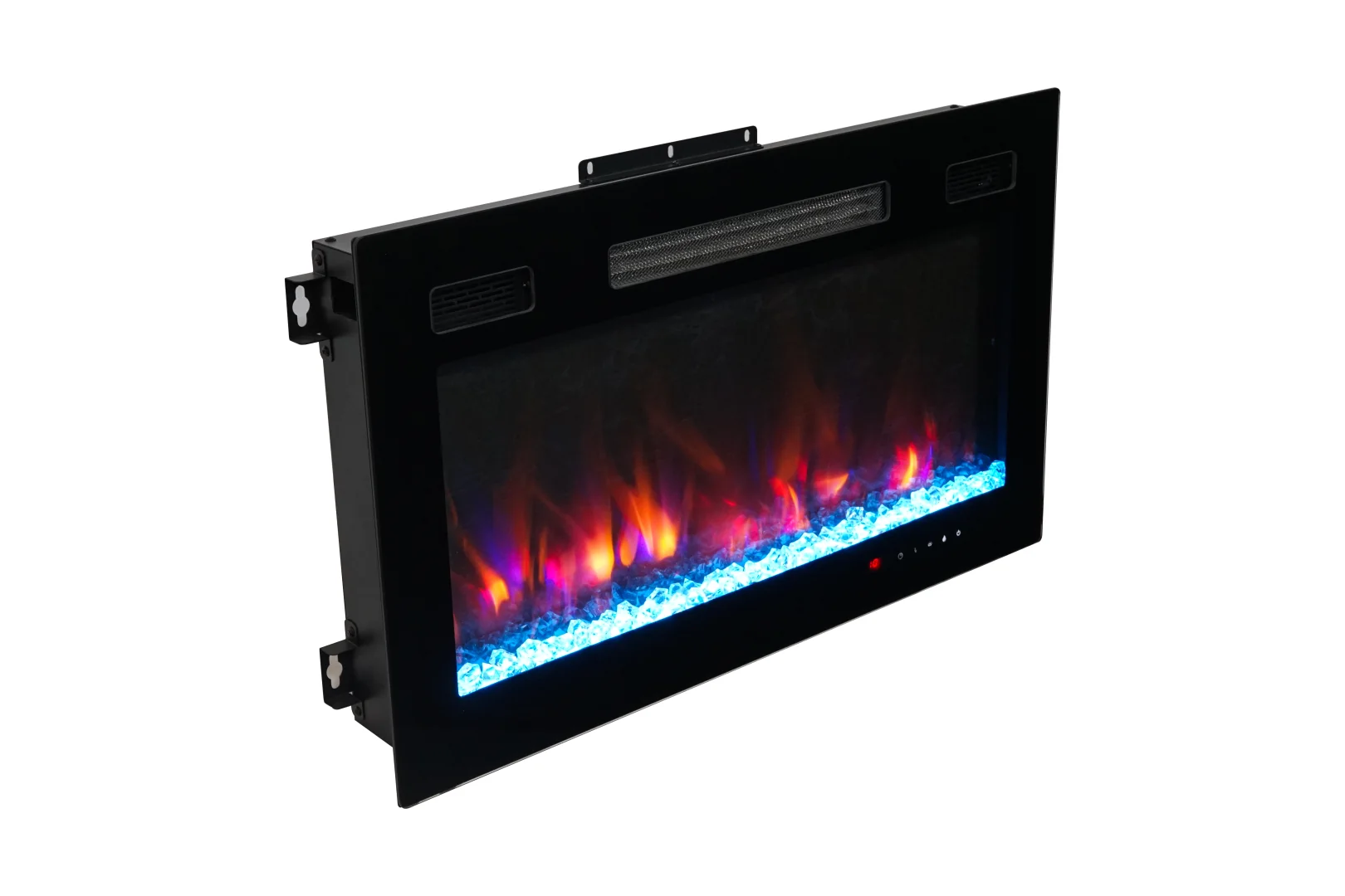 Wall-Mounted Insert Electric Fireplace - E2V - Product angle