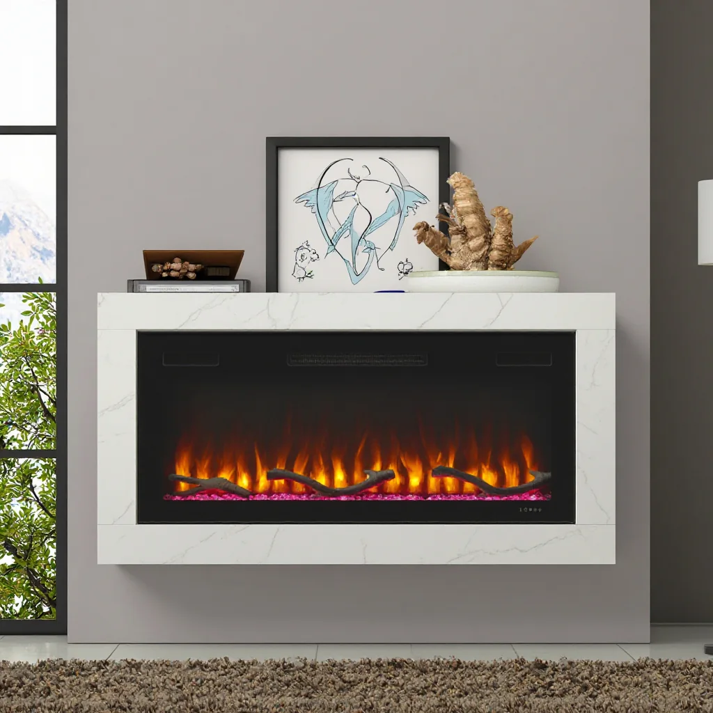 Insert Electric Fireplace - E2X - Commercial scene