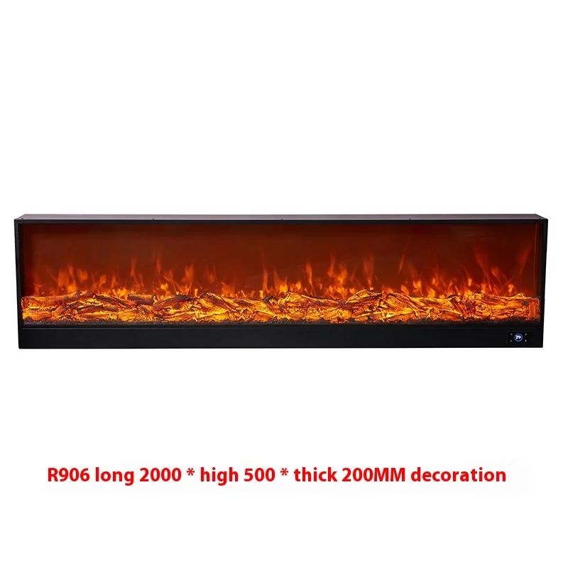 Wall-Mounted Insert Electric Fireplace - E2Z - Detail view