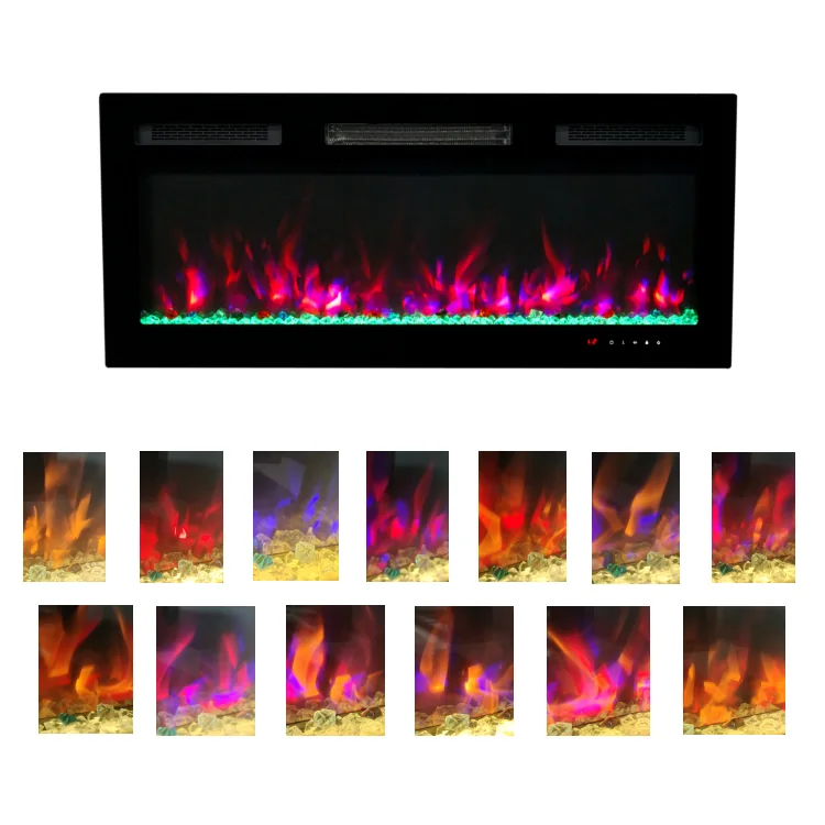 Wall-Mounted Electric Fireplace - E33 - Commercial scene