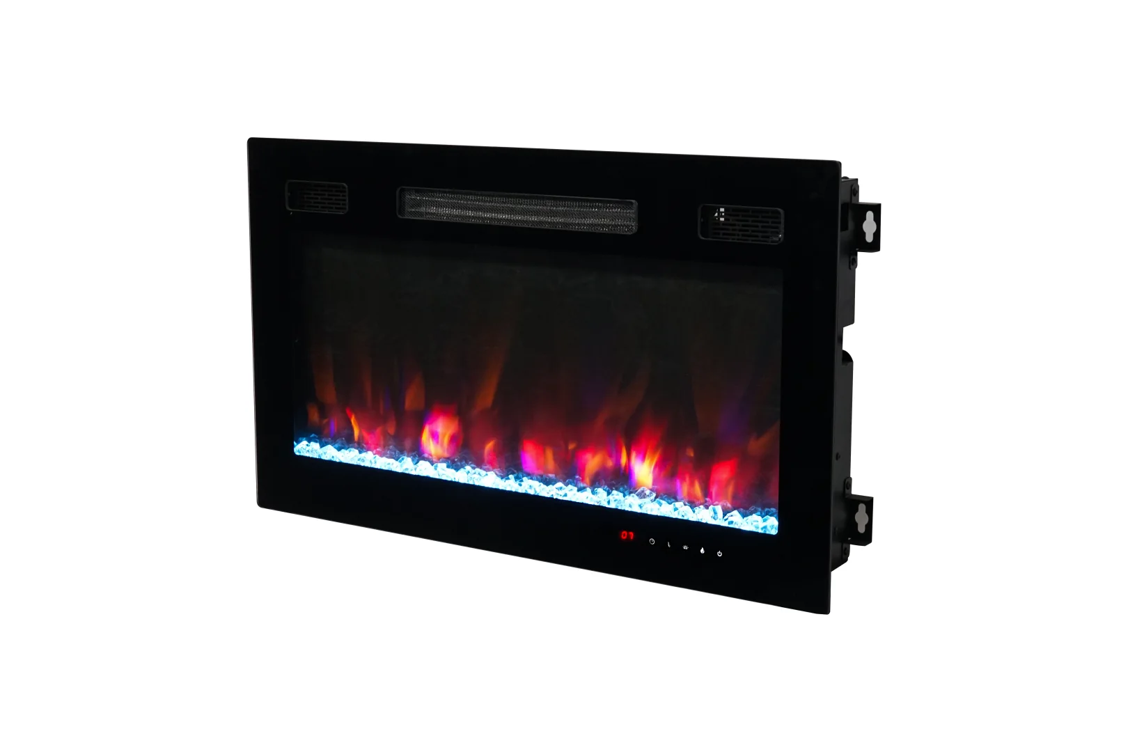 Wall-Mounted Electric Fireplace - E34 - Product angle