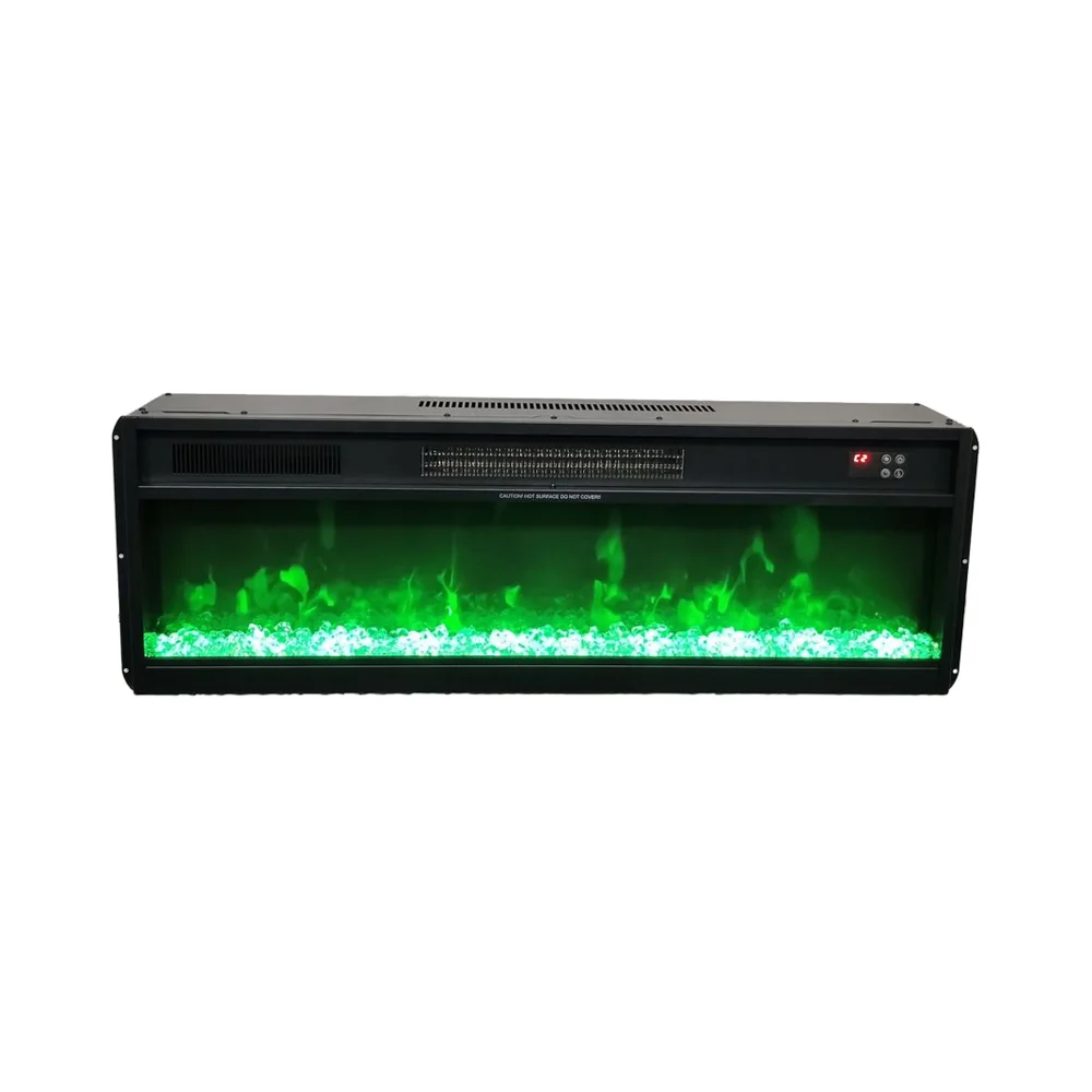 Wall-Mounted Insert Electric Fireplace - E35 - Detail view