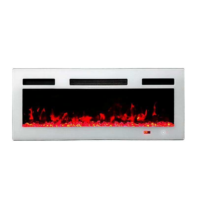 Wall-Mounted Insert Electric Fireplace - E36 - Detail view