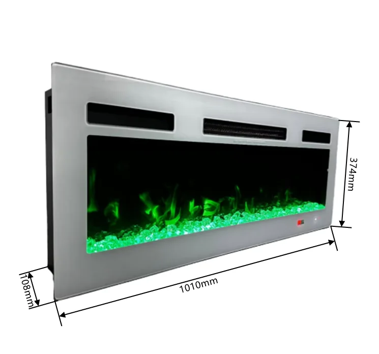 Wall-Mounted Insert Electric Fireplace - E36 - Residential scene