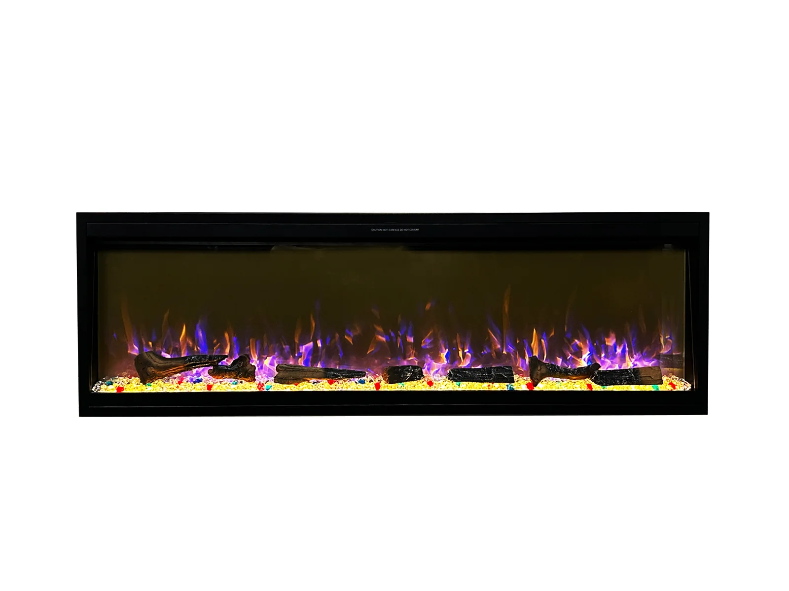Wall-Mounted Insert Electric Fireplace - E3C - Product angle