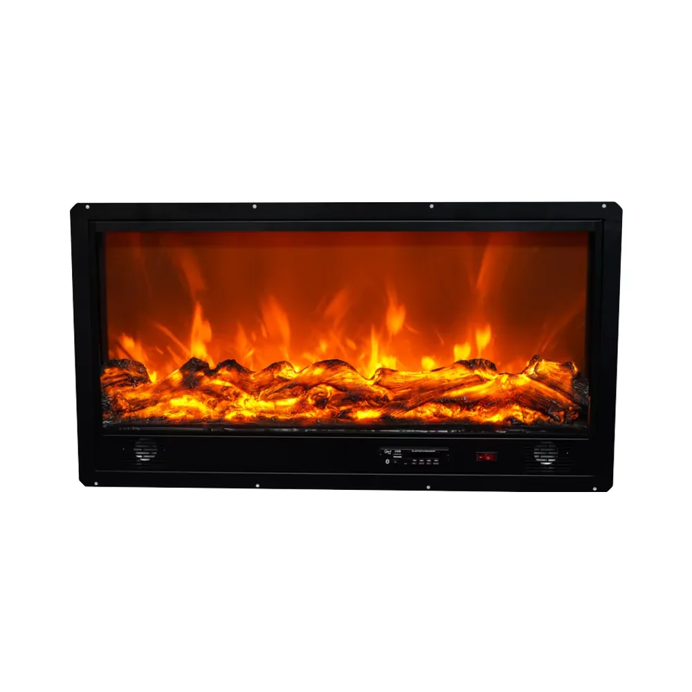 Wall-Mounted Insert Electric Fireplace - E3J - Product front
