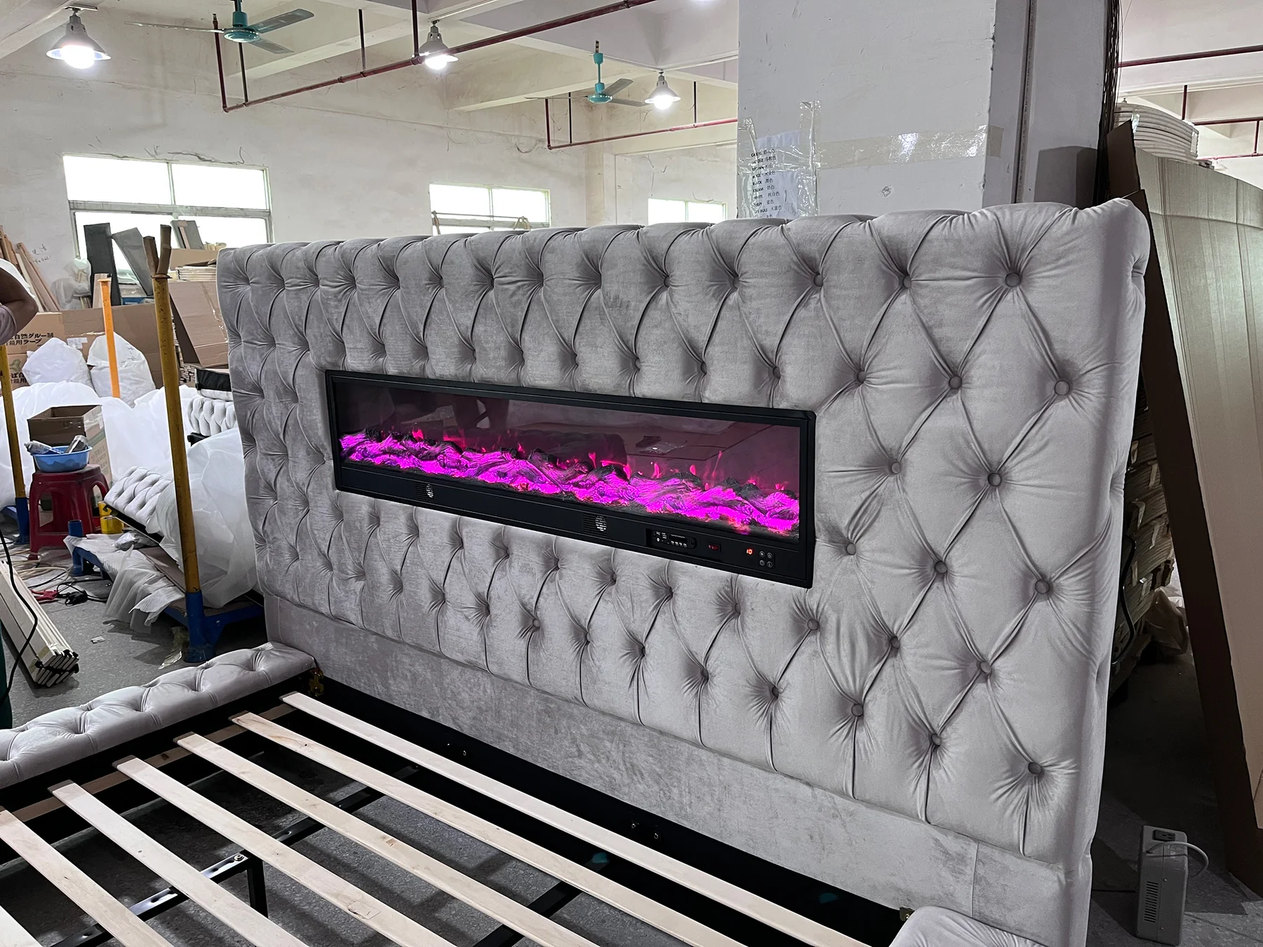 Wall-Mounted Insert Electric Fireplace - E3J - Residential scene
