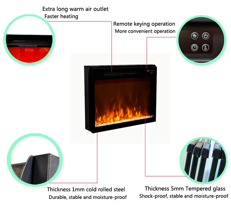 Insert Electric Fireplace - E3K - Commercial scene