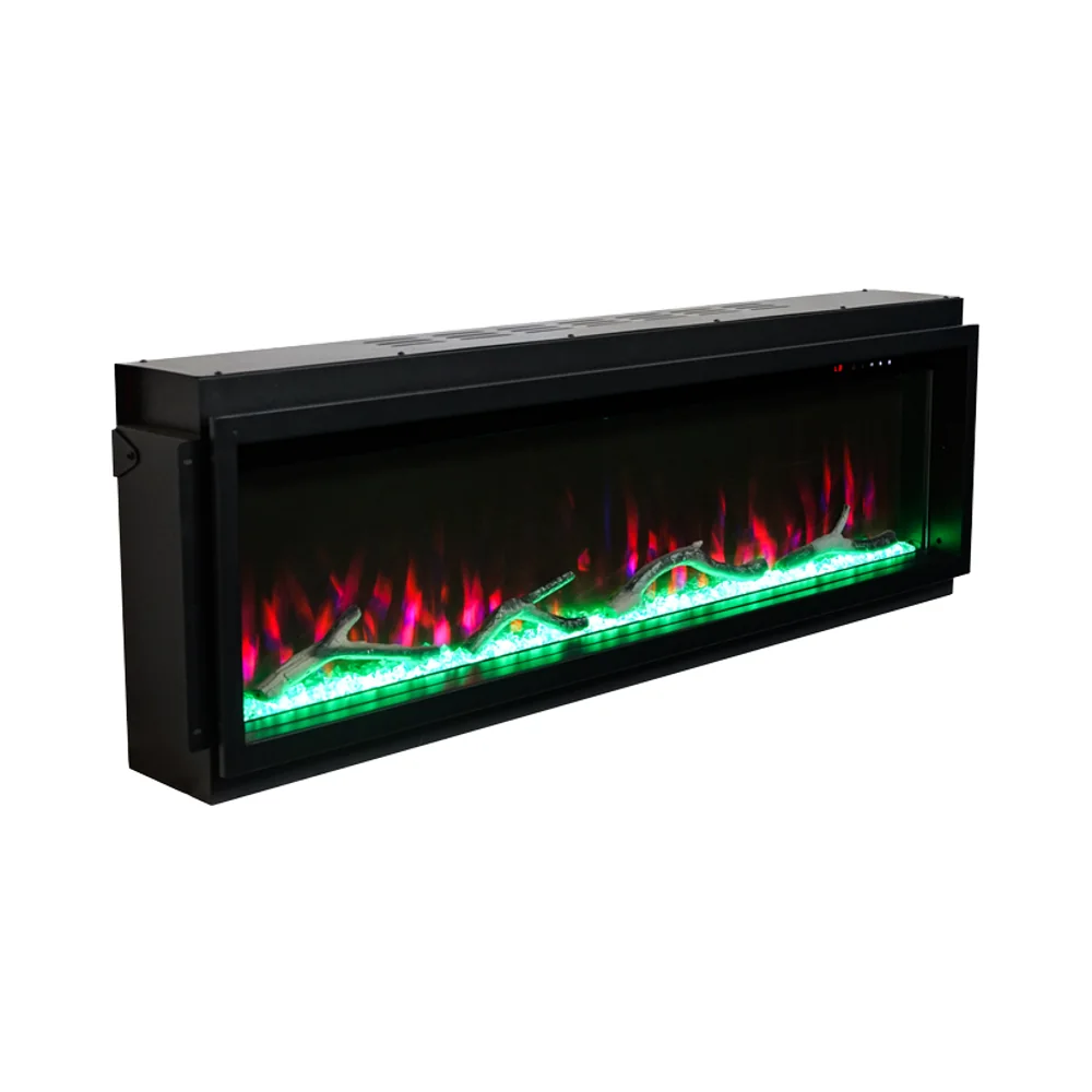 Wall-Mounted Electric Fireplace - E3R - Detail view