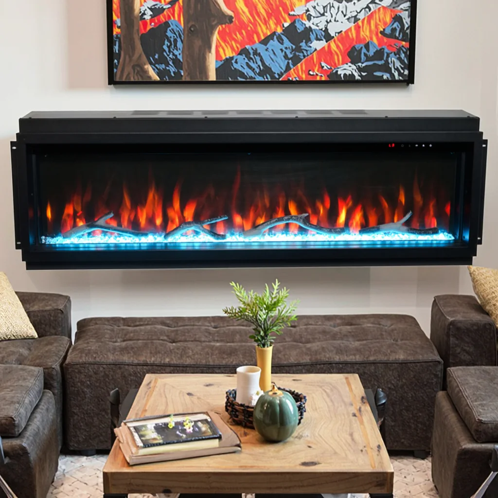 Wall-Mounted Electric Fireplace - E3R - Residential scene