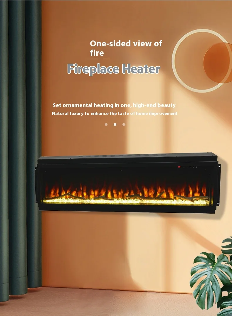 Wall-Mounted Electric Fireplace - E3R - Installation scene