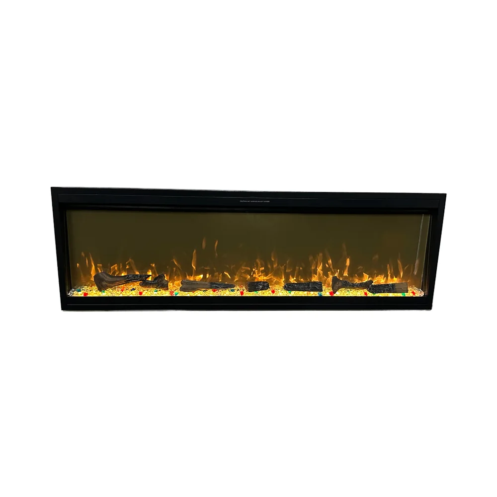 Wall-Mounted Insert Electric Fireplace - E3T - Product angle