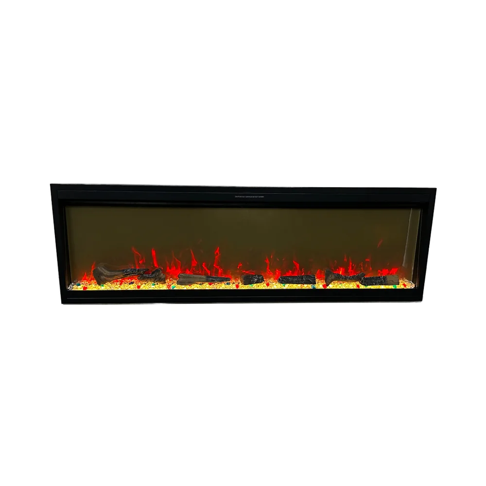 Wall-Mounted Insert Electric Fireplace - E3T - Detail view