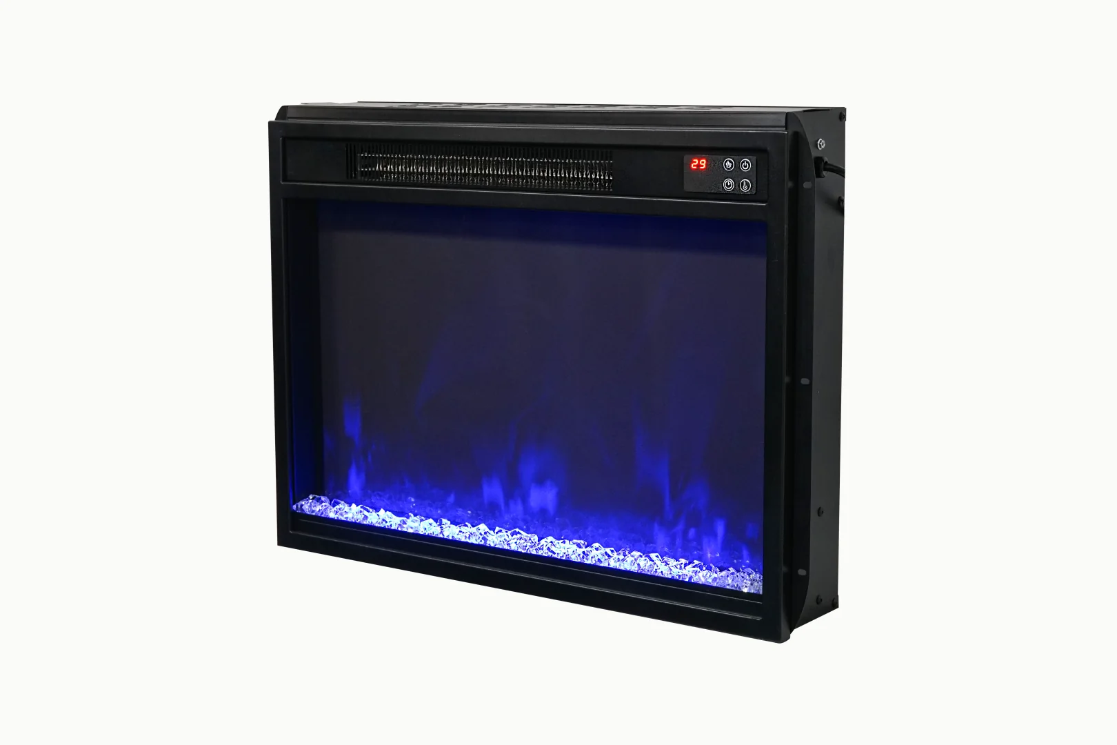 Wall-Mounted Insert Electric Fireplace - E3U - Product angle