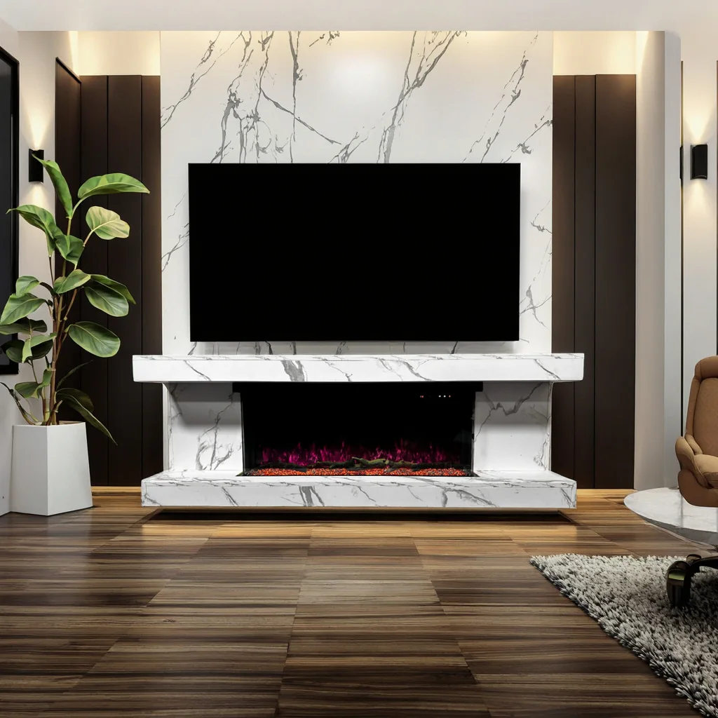 Insert Electric Fireplace - E3V - Commercial scene