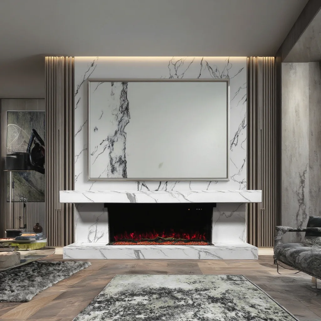 Insert Electric Fireplace - E3V - Installation scene