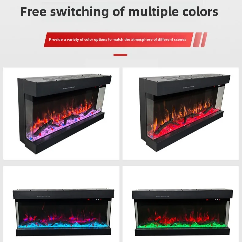 Wall-Mounted Insert Electric Fireplace - E3W - Residential scene