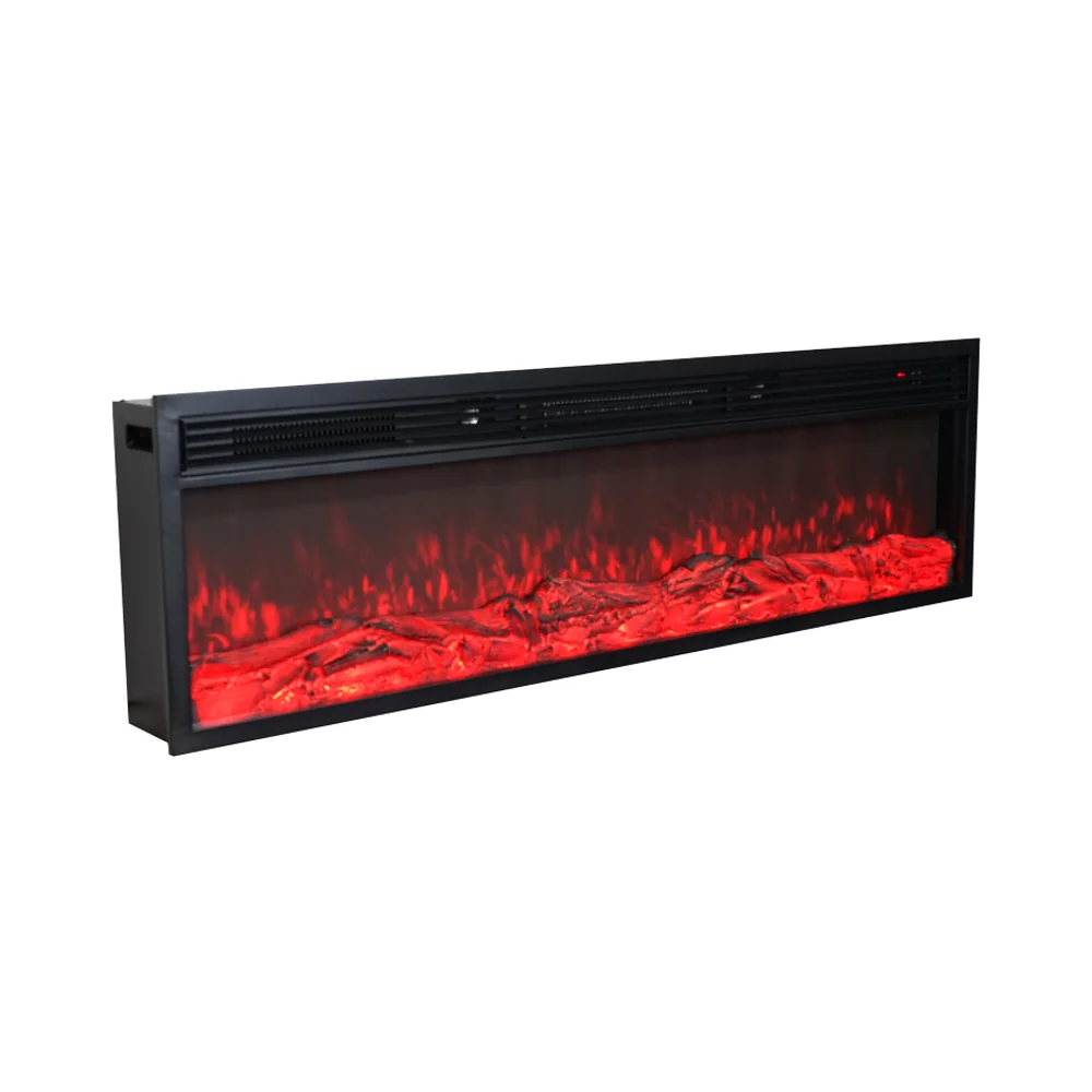 Wall-Mounted Insert Electric Fireplace - E3Y - Product angle