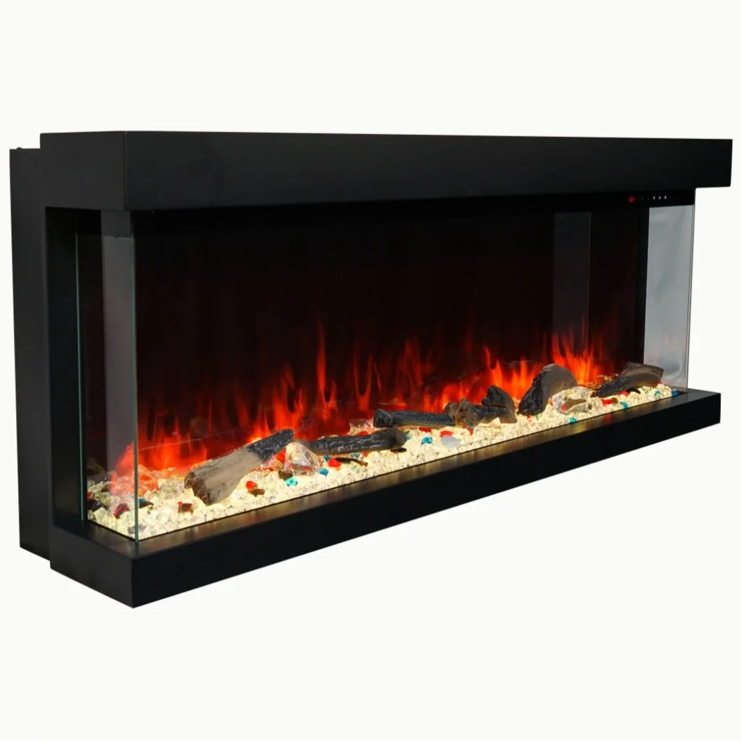 Wall-Mounted Electric Fireplace - E3Z - Detail view