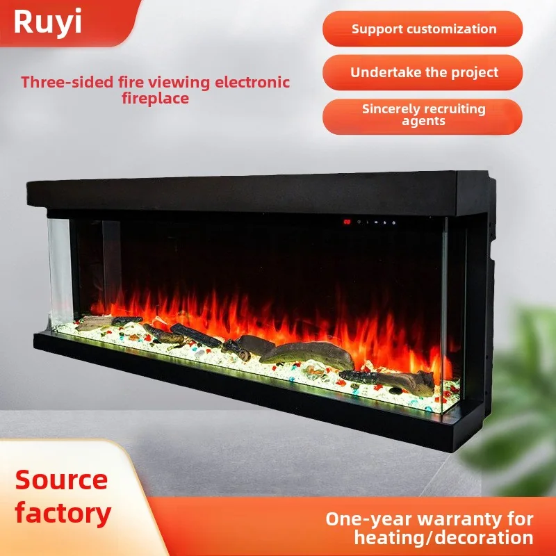 Wall-Mounted Electric Fireplace - E3Z - Installation scene