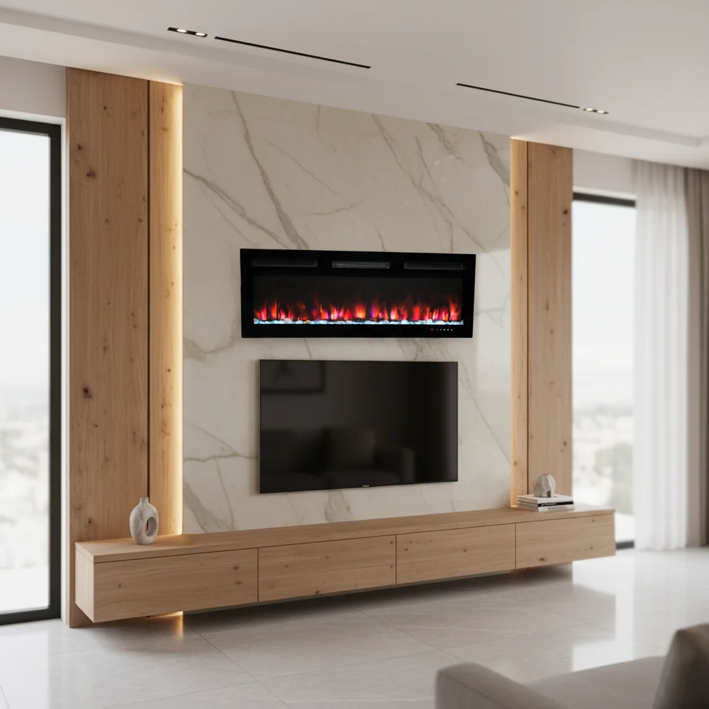 Insert Electric Fireplace - E40 - Product angle
