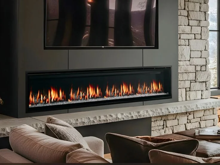 Insert Electric Fireplace - E40 - Residential scene