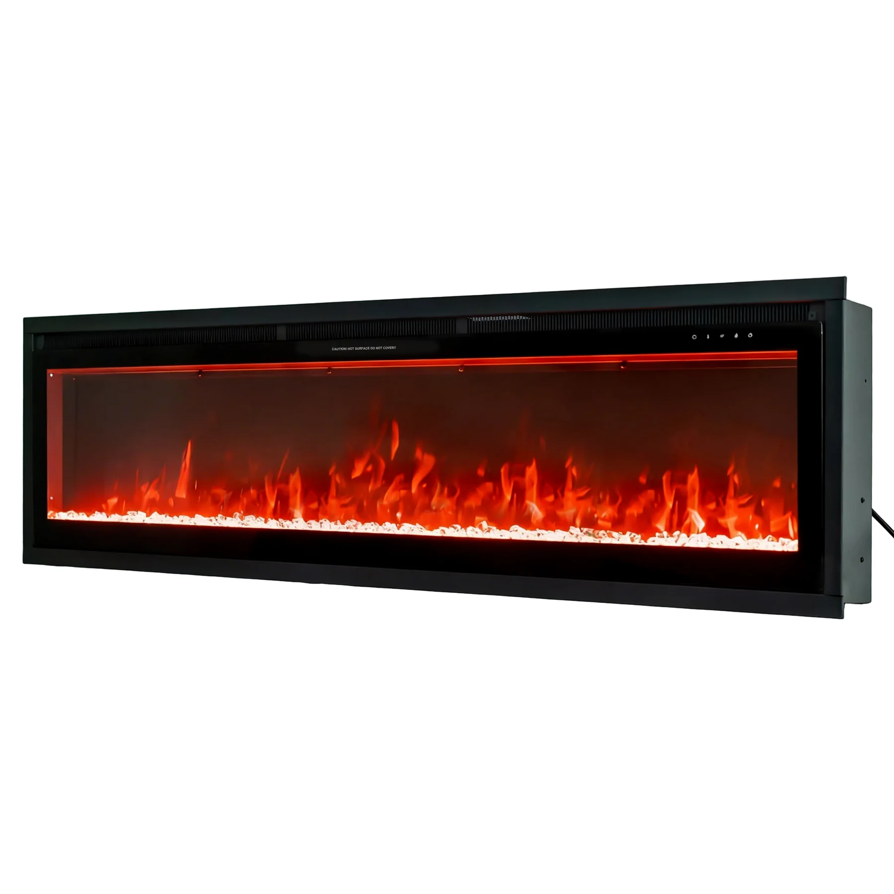 Wall-Mounted Electric Fireplace - E47 - Detail view