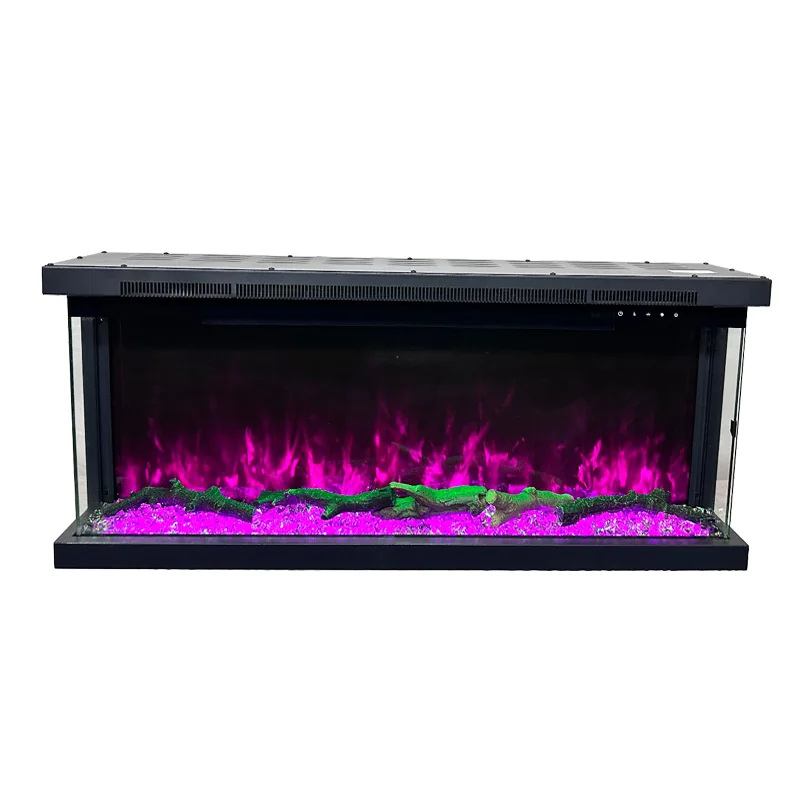 Wall-Mounted Electric Fireplace - E47 - Installation scene