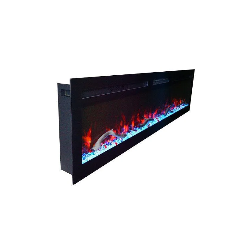 Freestanding Electric Fireplace - E4B - Installation scene