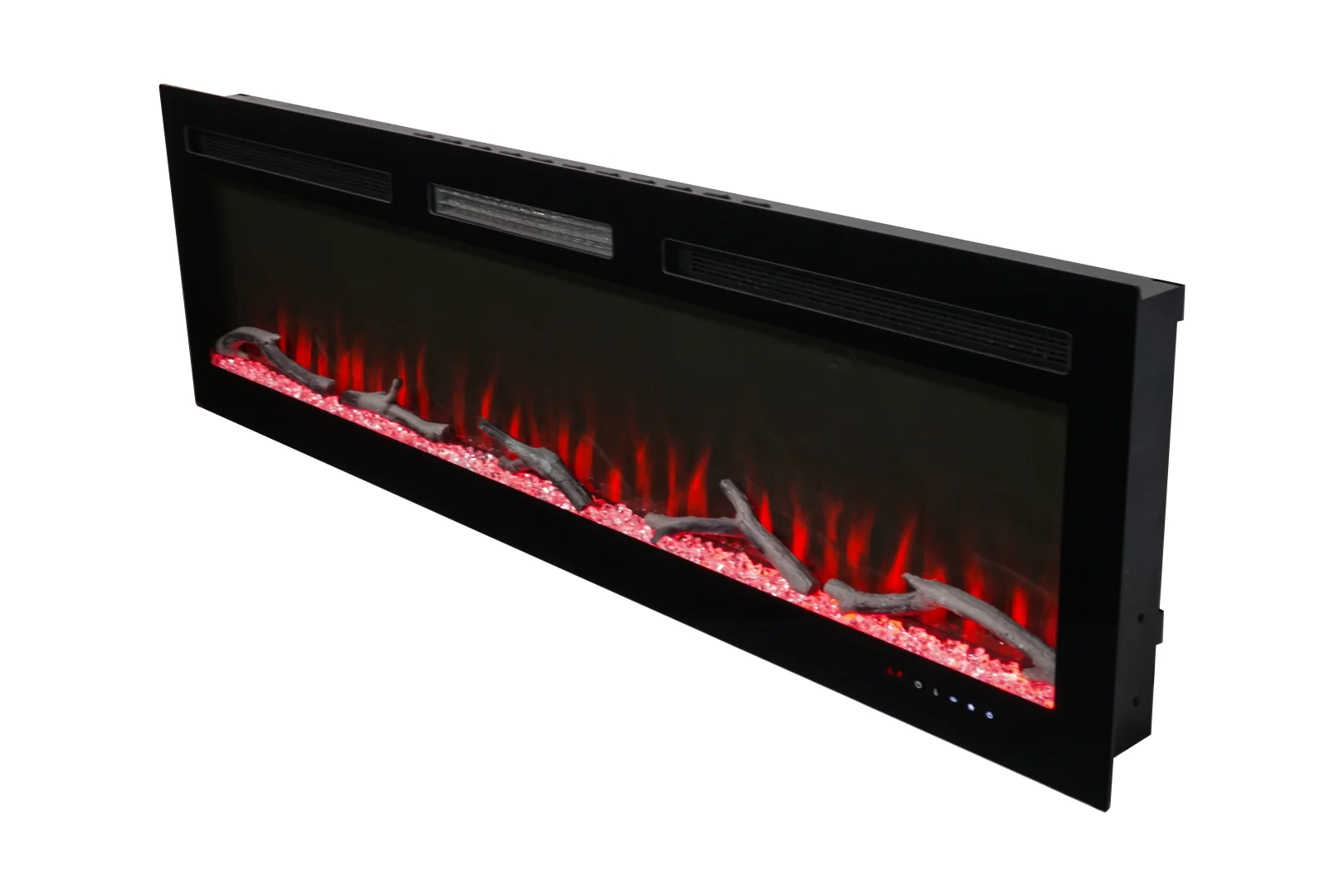 Wall-Mounted Insert Electric Fireplace - E4G - Installation scene