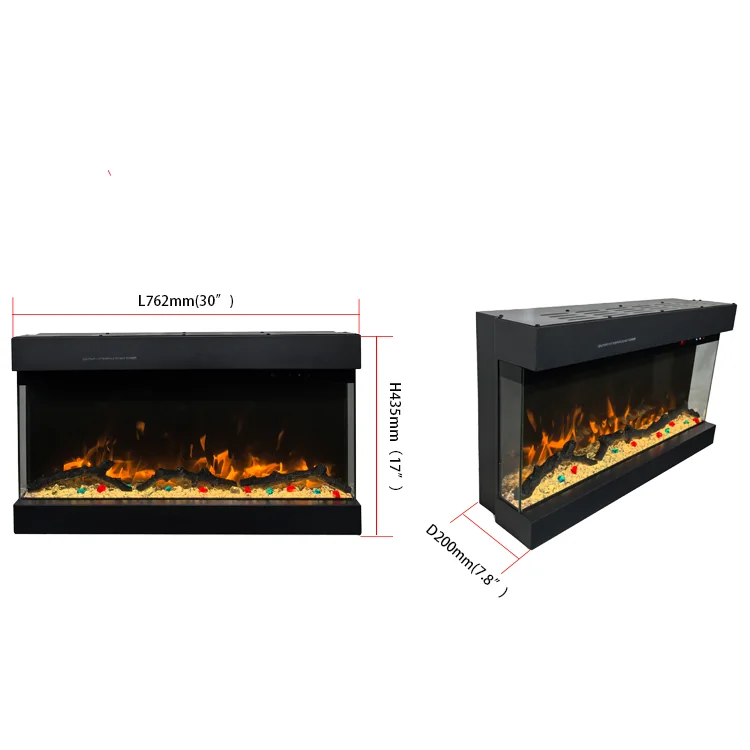 Insert Electric Fireplace - E4W - Commercial scene