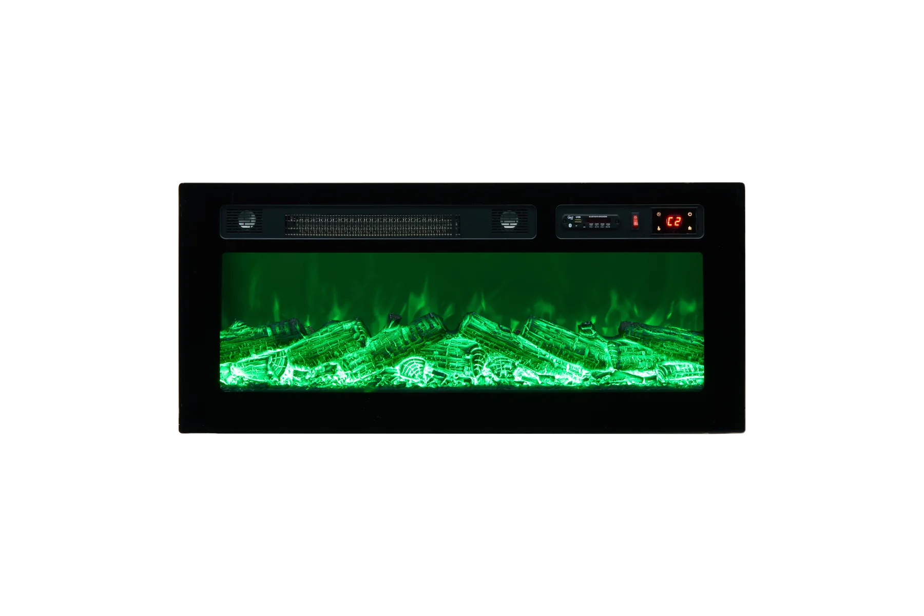 Wall-Mounted Insert Electric Fireplace - E53 - Residential scene