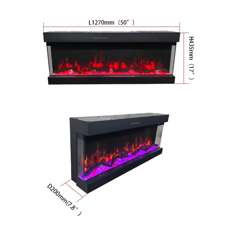Insert Electric Fireplace - E5C - Detail view