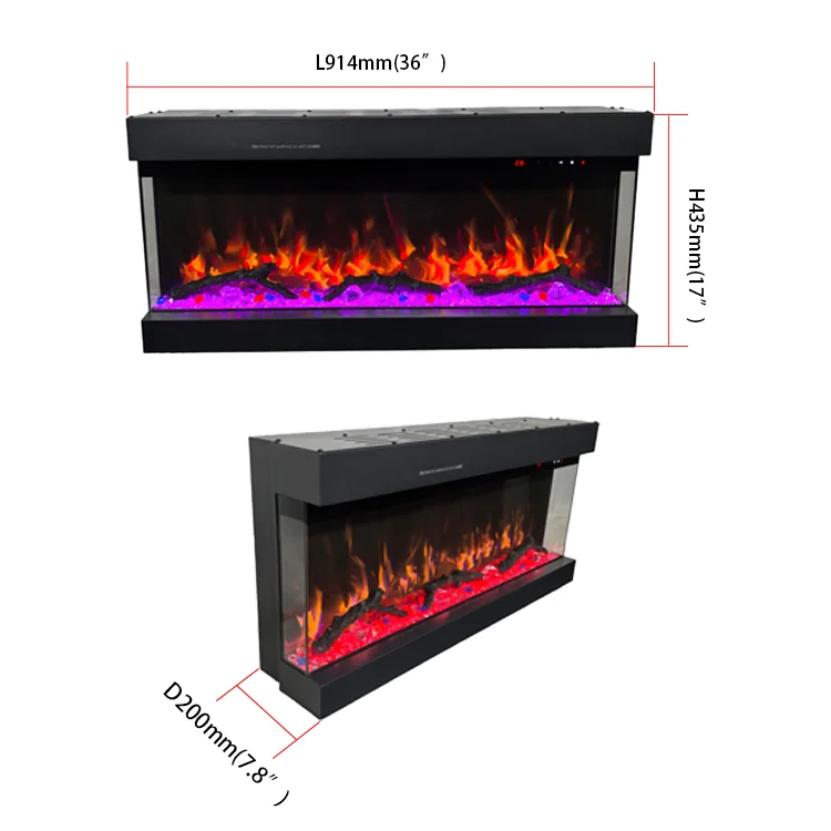 Insert Electric Fireplace - E5C - Residential scene