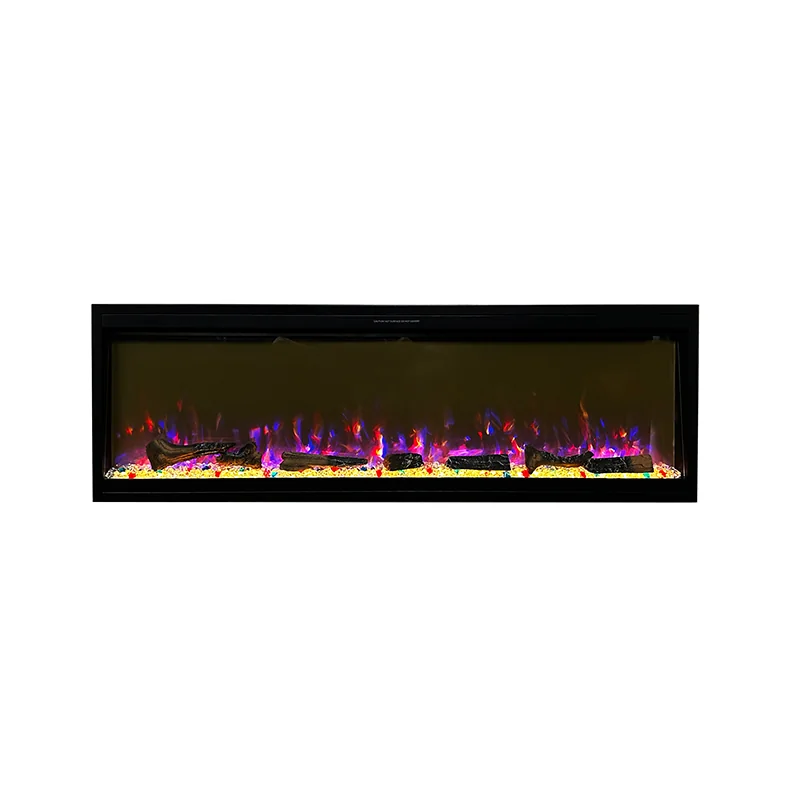 Wall-Mounted Electric Fireplace - E5F - Product angle