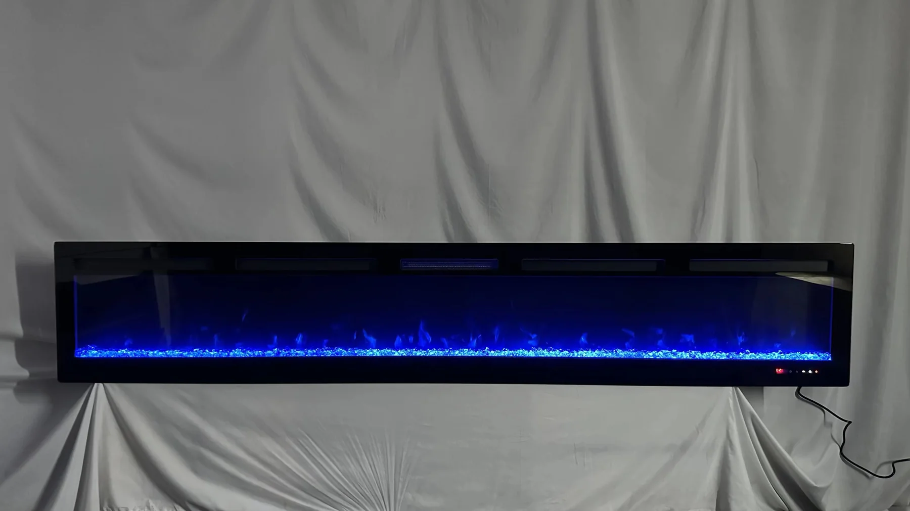 Wall-Mounted Electric Fireplace - E5G - Product angle